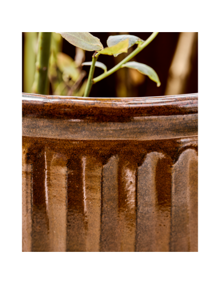 Maceta, HDGroove, Marrón - House Doctor