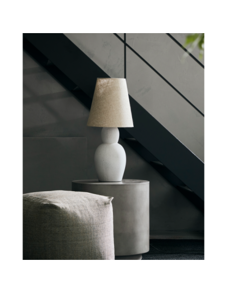 Lámpara de mesa con pantalla, HDOrga, Arena - House Doctor