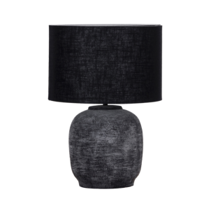 Lámpara de mesa con pantalla, HDTahi, Negro - House Doctor