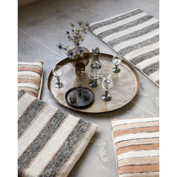 Bandeja, HDJhansi, Latón antiguo -...