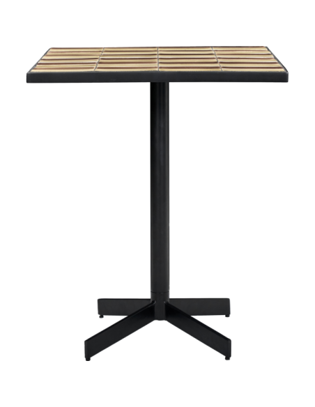 Mesa de Comedor, HDStripe, Rosa empolvado / Beige - House Doctor