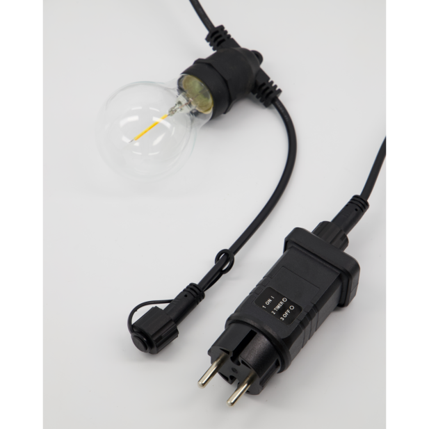 Guirnalda de luces, HDLight, Negro -...