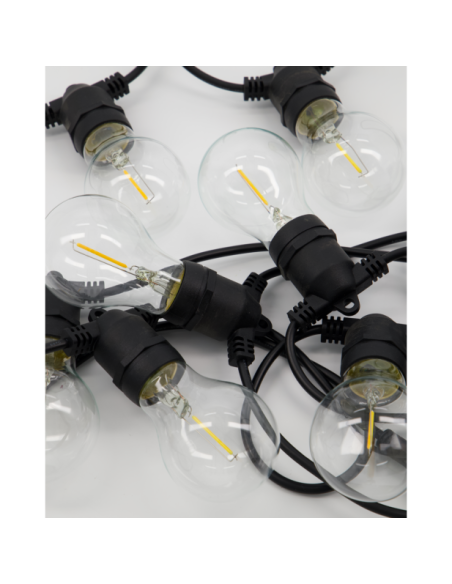 Guirnalda de luces, HDLight, Negro - House Doctor