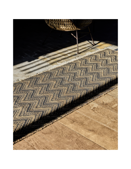 Alfombra, HDMonta, Natural / Negro - House Doctor