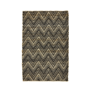 Alfombra, HDMonta, Negro / Natural - House Doctor