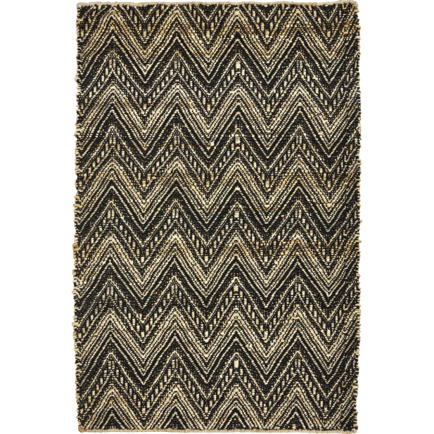 Alfombra, HDMonta, Negro / Natural - House Doctor