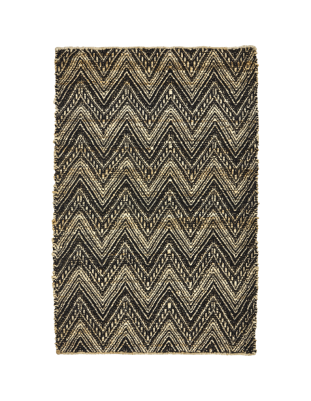 Alfombra, HDMonta, Negro / Natural - House Doctor