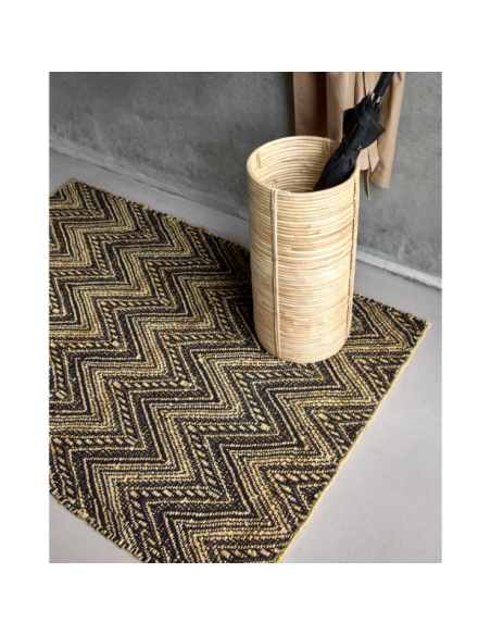 Alfombra, HDMonta, Negro / Natural - House Doctor