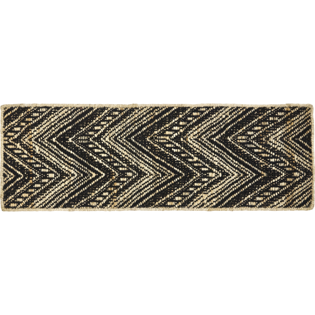 Alfombra, HDMonta, Negro / Natural - House Doctor