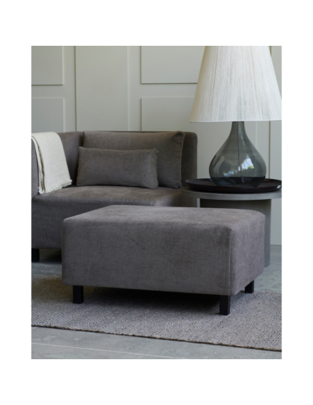 Puf, HDHazel Night, Gris / Marrón - House Doctor