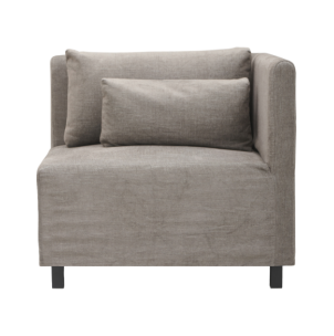 Sofá, sección de esquina, HDHazel Night, Gris / Marrón -...