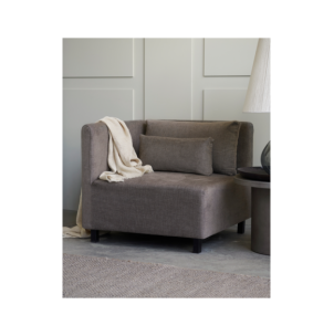 Sofá, sección de esquina, HDHazel Night, Gris / Marrón -... 2