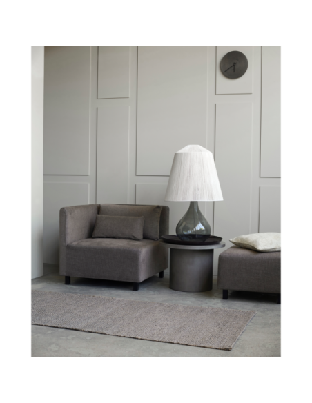 Sofá, sección de esquina, HDHazel Night, Gris / Marrón - House Doctor