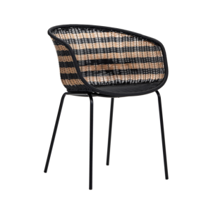 Sillón, HDHapur, Natural / Negro - House Doctor