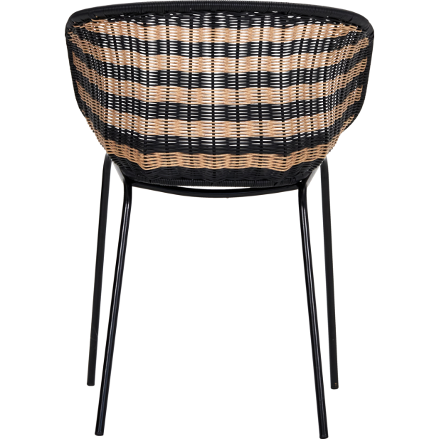 Sillón, HDHapur, Natural / Negro -...