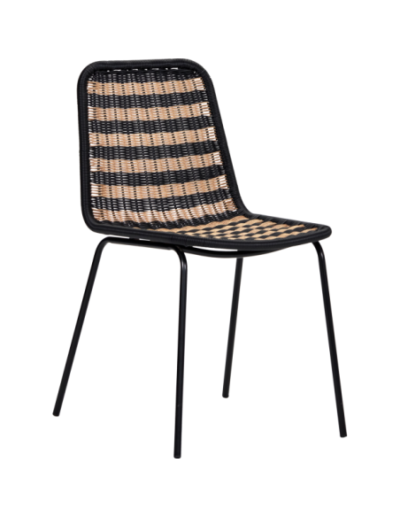 Silla, HDHapur, Natural / Negro - House Doctor