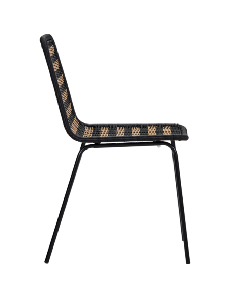 Silla, HDHapur, Natural / Negro - House Doctor