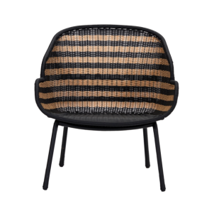 Sillón lounge, HDHapur, Natural / Negro - House Doctor 2