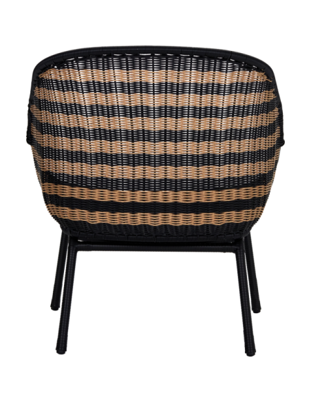 Sillón lounge, HDHapur, Natural / Negro - House Doctor