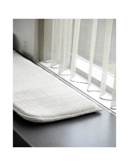 Cojín de asiento con relleno, HDCuun, Negro / Blanco - House Doctor