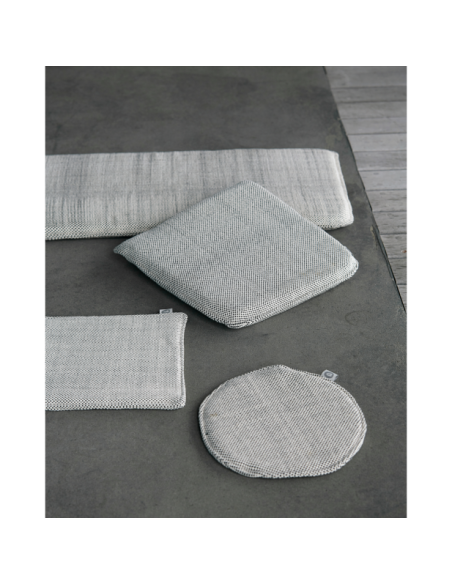 Cojín de asiento con relleno, HDCuun, Negro / Blanco - House Doctor