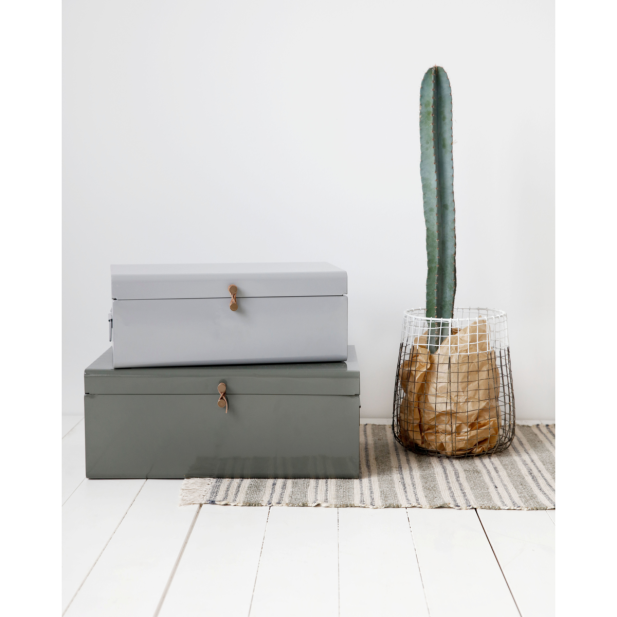 Almacenaje, HDMetal, Gris / Verde -...