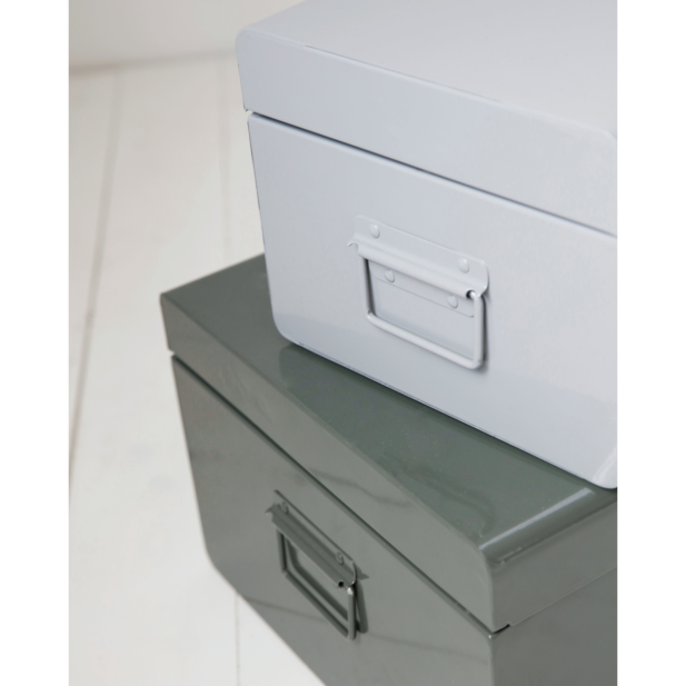 Almacenaje, HDMetal, Gris / Verde -...