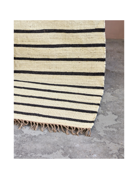 Alfombra, HDSima, Negro / Natural - House Doctor