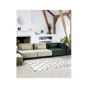 Alfombra, HDZena, Blanco / Negro - House Doctor 2