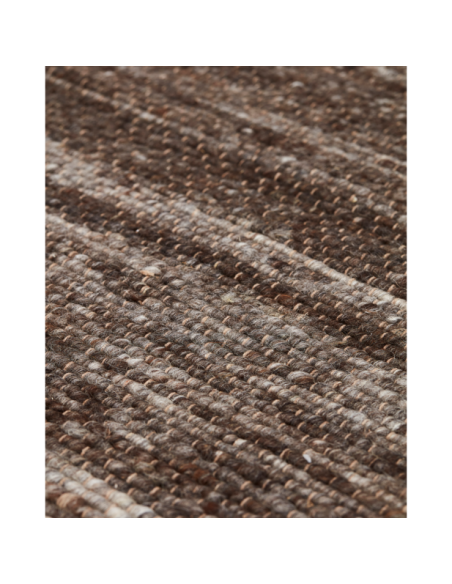 Alfombra HAFI 250x250 cm, Marrón - House Doctor