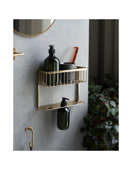 Estante, HDBath, Latón - House Doctor