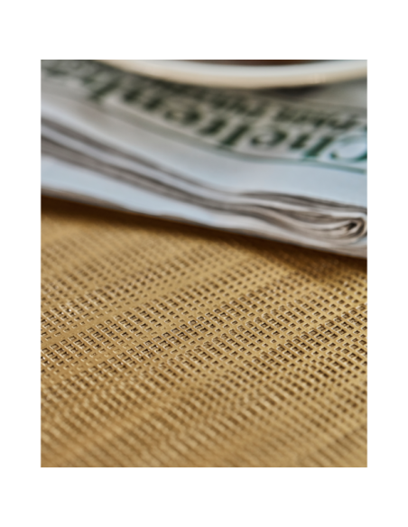 Mesa Auxiliar, HDCajas / con almacenaje, Dorado - House Doctor