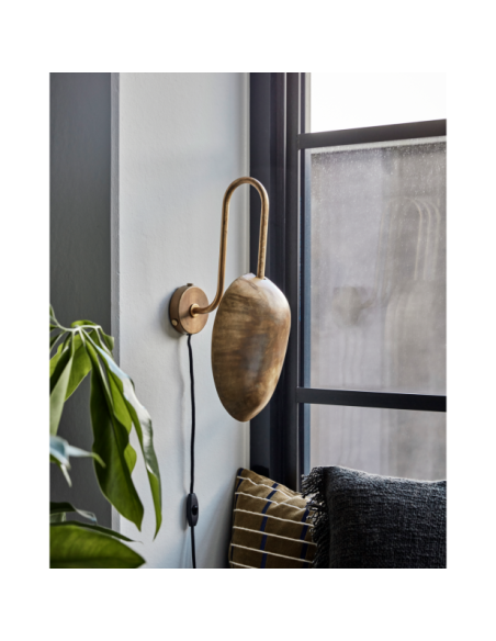 Lámpara de pared, HDSwan, Latón antiguo - House Doctor