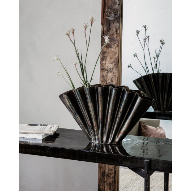 Jarrón, HDFlood, Marrón Antiguo -...