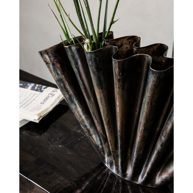 Jarrón, HDFlood, Marrón Antiguo -...