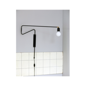 Lámpara de pared, HDSwing, Negro - House Doctor 2