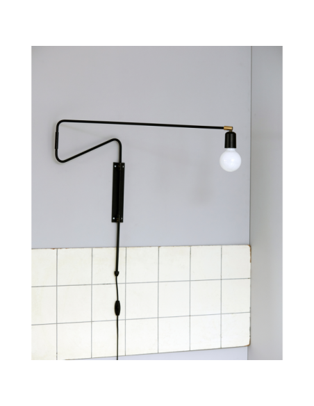 Lámpara de pared, HDSwing, Negro - House Doctor