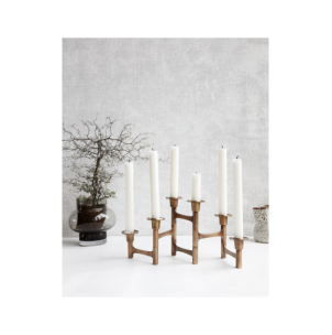 Soporte para 6 velas, HDMove, Latón - House Doctor 2