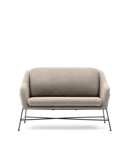 Sofá Brida 2 plazas beige 128 cm - Kave Home