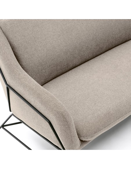 Sofá Brida 2 plazas beige 128 cm - Kave Home