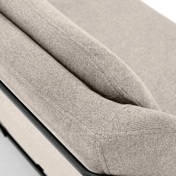 Sofá Brida 2 plazas beige 128 cm -... Sofá Brida 2 plazas beige 128 cm -...