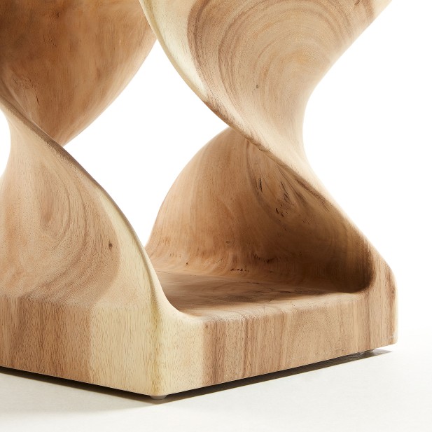 Mesa auxiliar Hakon de madera maciza... Mesa auxiliar Hakon de madera maciza...