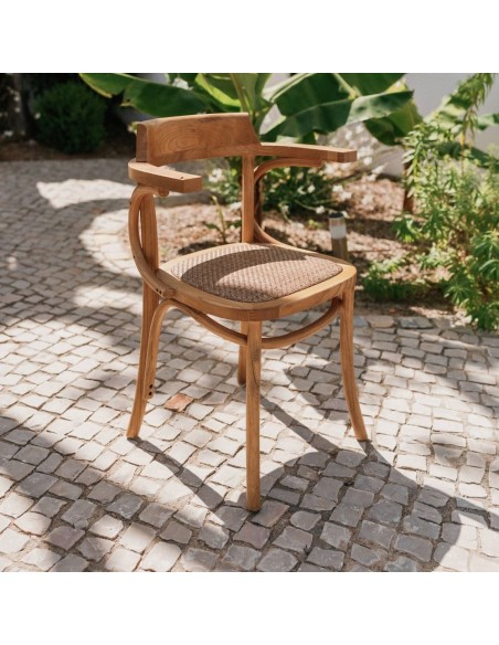 Silla EMATTY, Madera / Ratán Natural