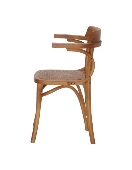 Silla EMATTY, Madera / Ratán Natural