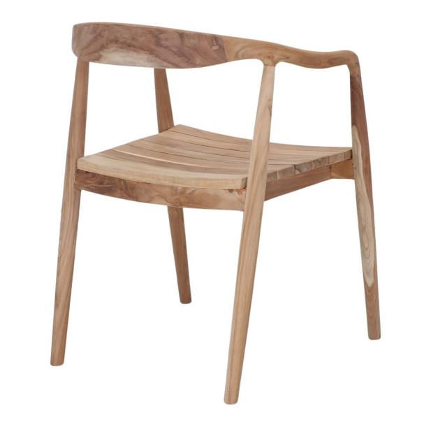 Silla con Brazos NAGOYA, Teca Natural Silla con Brazos NAGOYA, Teca Natural