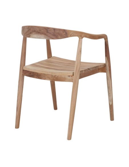 Silla con Brazos NAGOYA, Teca Natural