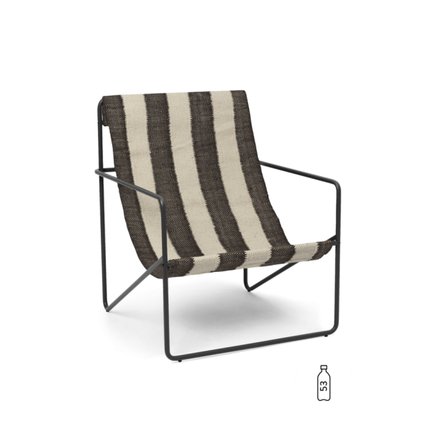 Sillón DESERT - Negro / Blanco Roto /...