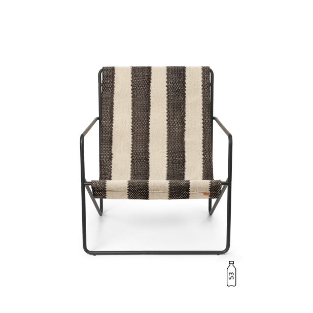 Sillón DESERT - Negro / Blanco Roto /...