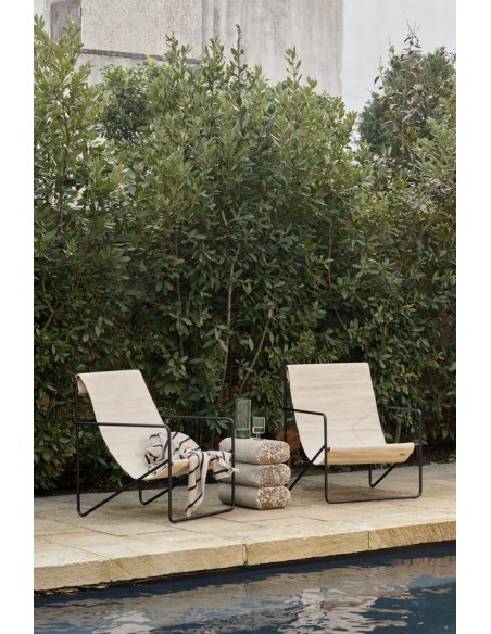 Sillón DESERT - Negro / Nube - Ferm Living