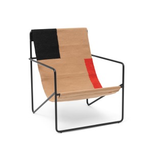 Sillón DESERT - Negro / Bloque - Ferm Living; Vackart; 1104263881